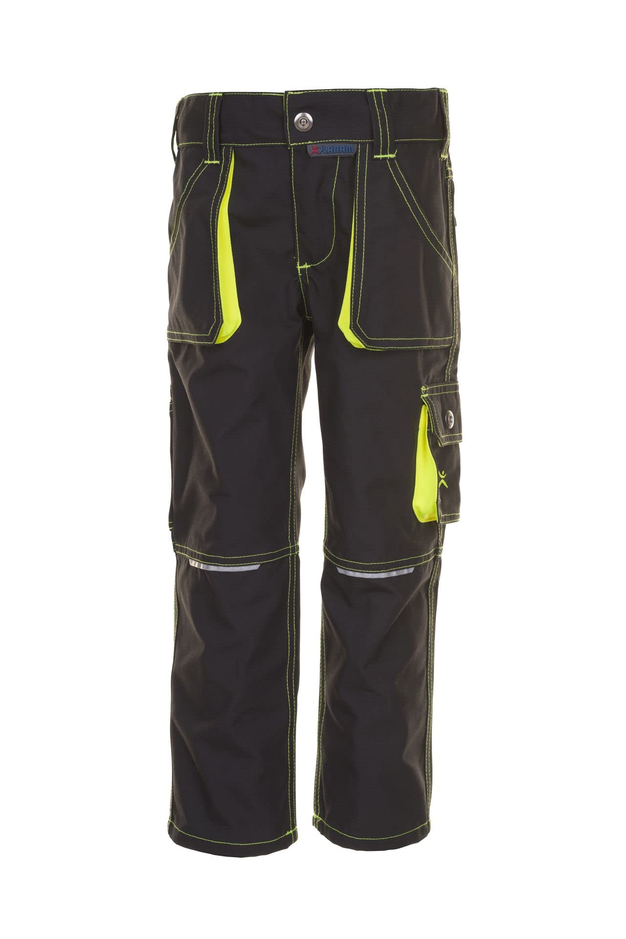 planam-6110-junior-hose-arbeitshose-kinder-anthrazit-gelb-gr-e-86 image 1