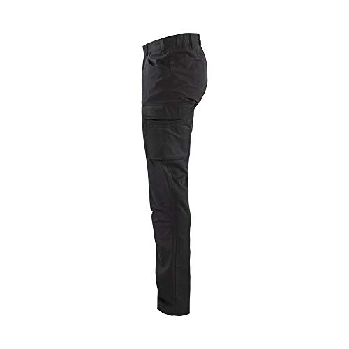 bl-kl-der-1457-service-stretch-arbeitshose-schwarz-d104 image 6