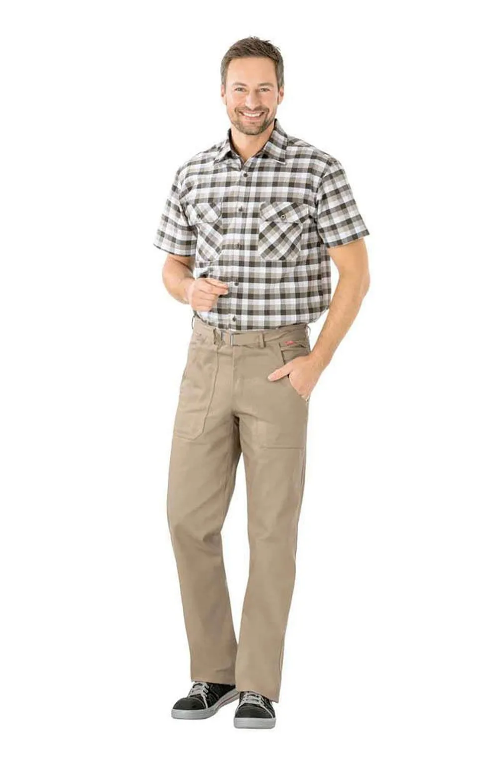 planam-bw-290-bundhose-grau-herren-gr-48-100-baumwolle image 1