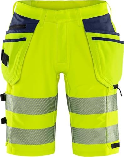 fristads-green-2646-gstp-high-vis-handwerker-stretch-shorts-kl-2-c52-warnschutz- image 6