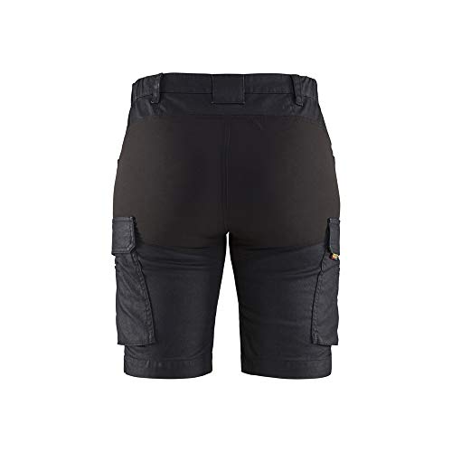 bl-kl-der-7137-damen-service-stretch-shorts-marineblau-schwarz image 5