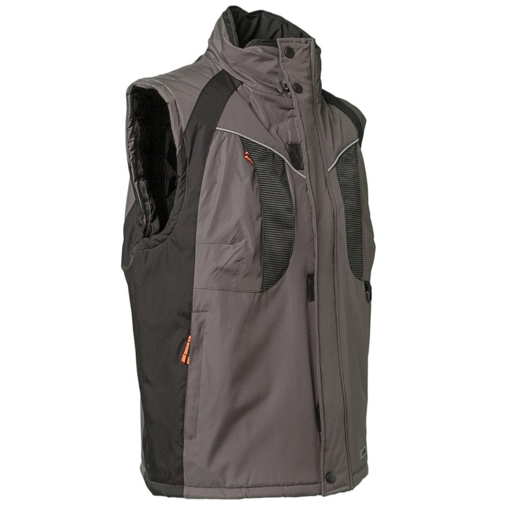 planam-outdoor-winter-space-weste-3360-grau-schwarz-hellgrau image 3