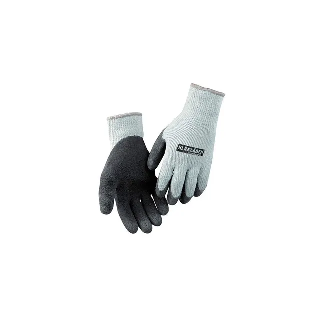bl-kl-der-2275-latex-handschuh-gr-e-12-grau-schwarz-arbeitshandschuh-6er-pack image 1