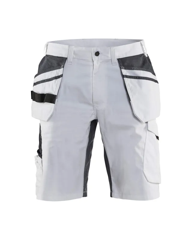 bl-kl-der-1099-maler-shorts-mit-stretch-wei-dunkelgrau image 1