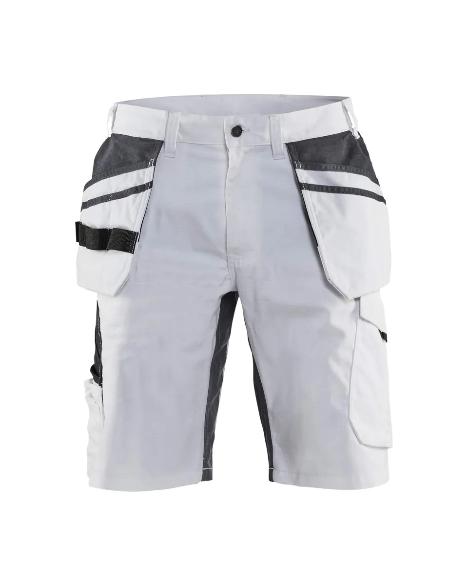 bl-kl-der-1099-maler-shorts-mit-stretch-wei-dunkelgrau image 1