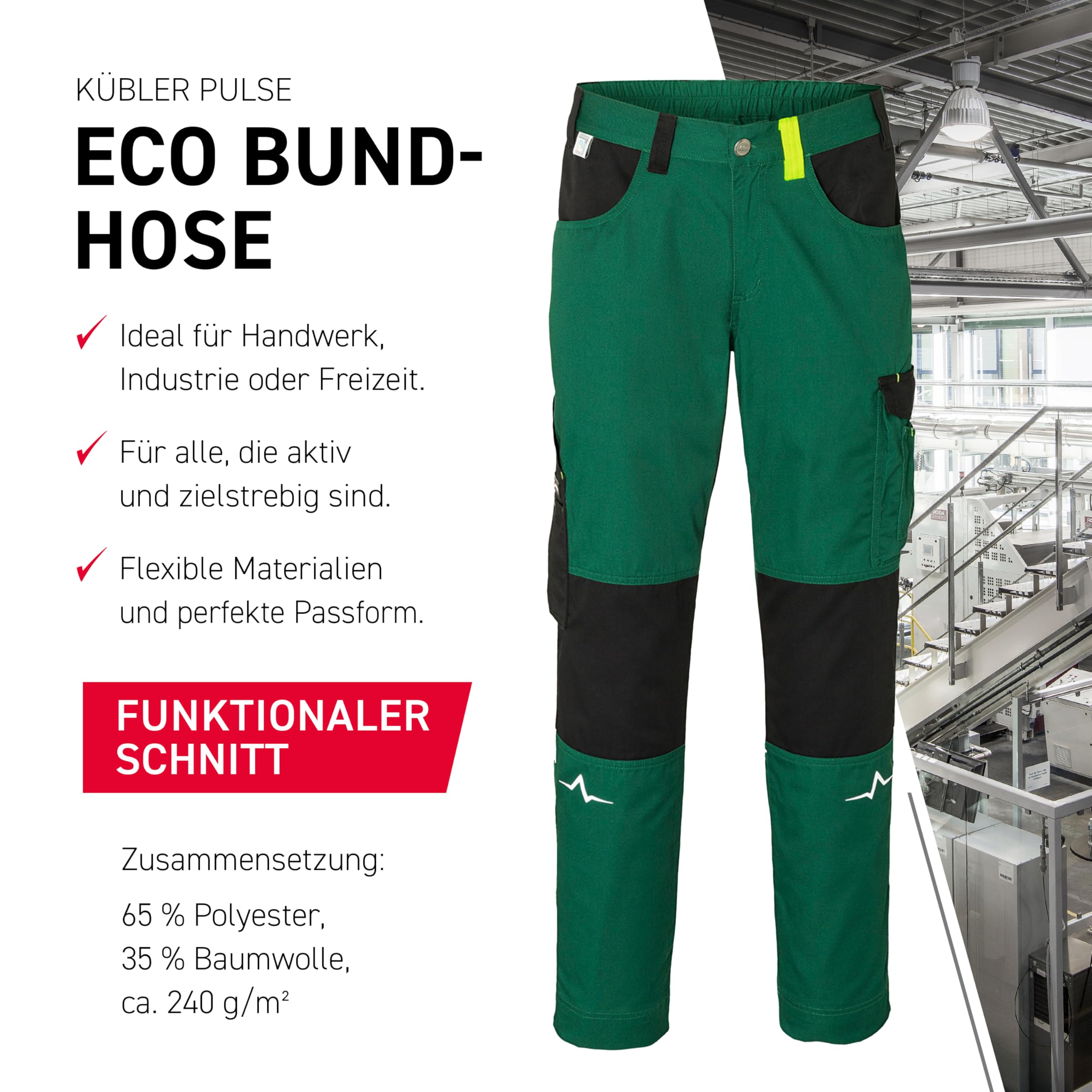 k-bler-pulse-eco-bundhose-moosgr-n-schwarz-gr-e-50-cargohose image 4