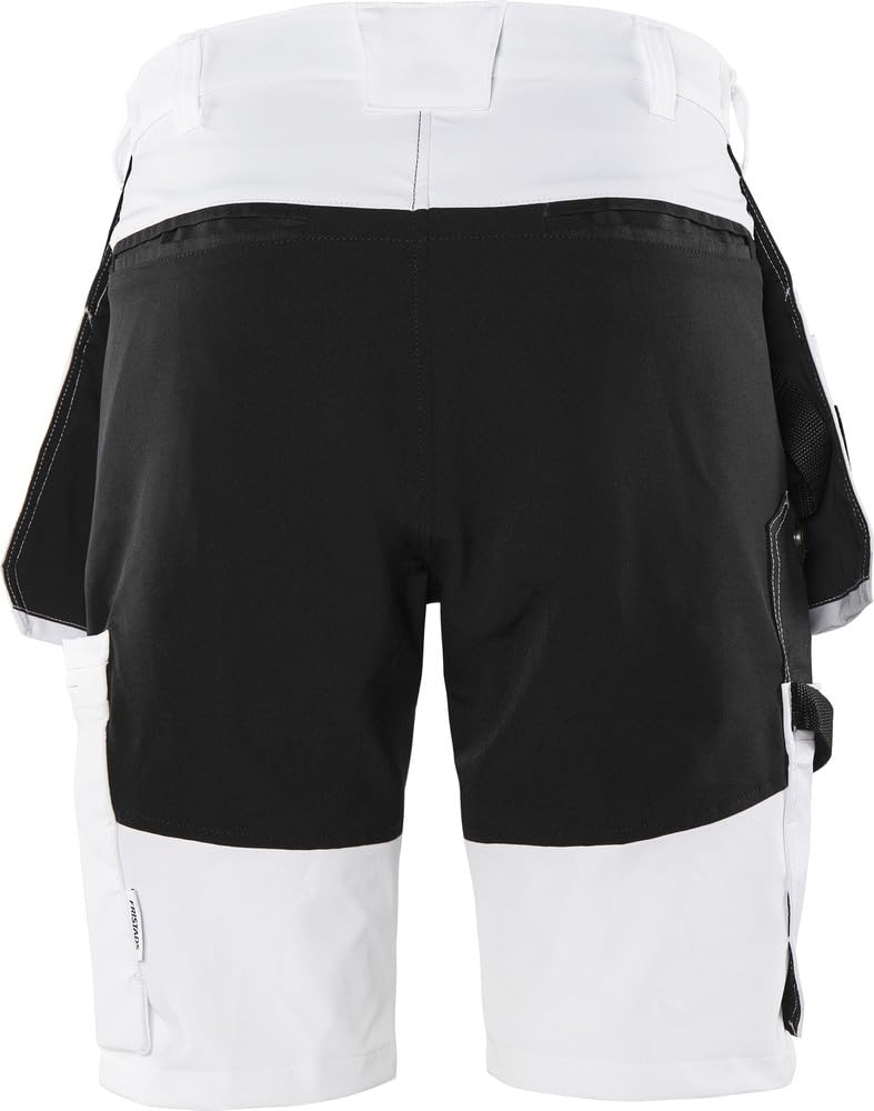 fristads-kansas-stretch-shorts-f-r-maler-c58-wei-schwarz image 3