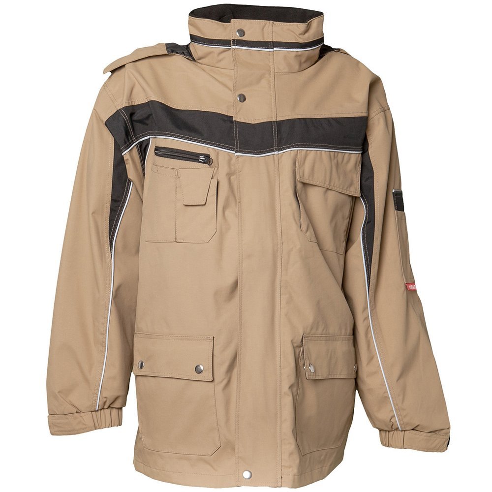 planam-plaline-allwetterjacke-schwarz-zink-gr-e-s image 1