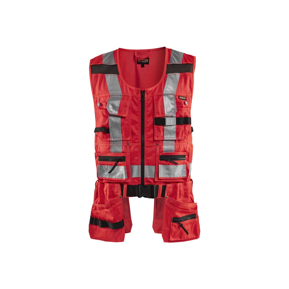 bl-kl-der-3032-high-vis-werkzeugweste-gelb-fluoreszierend-handwerkerweste image 3