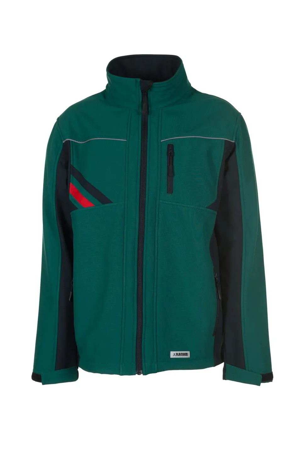 planam-highline-softshelljacke-schiefer-schwarz-rot image 1