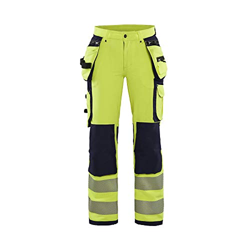 bl-kl-der-7197-damen-4-wege-stretch-hi-vis-hose image 5