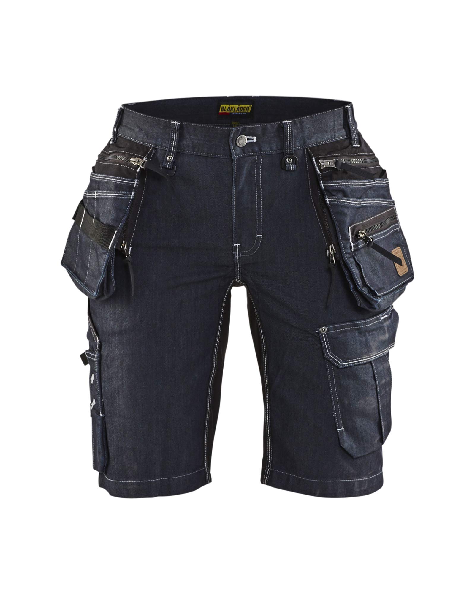 bl-kl-der-x1900-7992-stretch-damen-handwerker-shorts-marineblau-schwarz image 1
