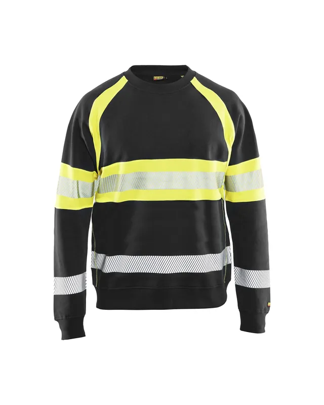 bl-kl-der-high-vis-warnschutz-sweater-marineblau-gelb-gr-m image 1