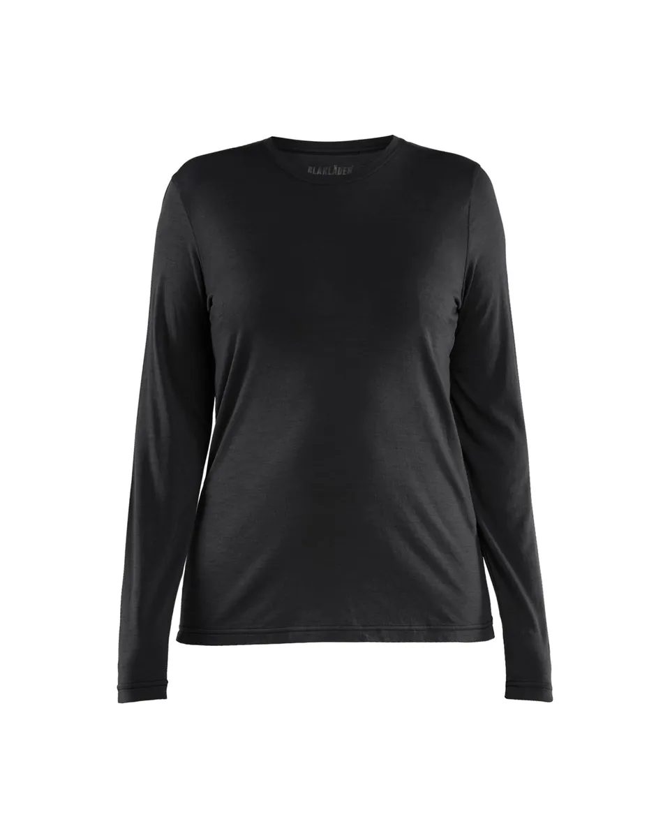 bl-kl-der-3539-damen-langarm-arbeits-t-shirt-merinowolle-schwarz-xxxl image 1