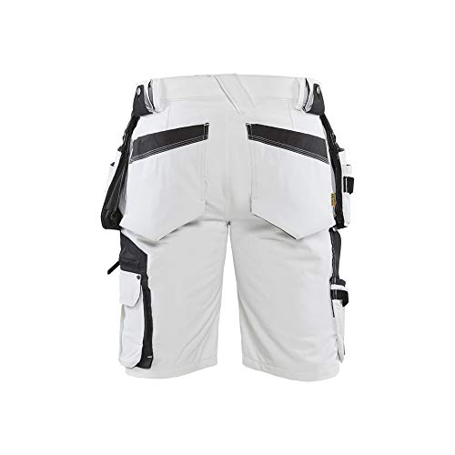 bl-kl-der-1088-4-wege-stretch-maler-shorts-wei-dunkelgrau image 5