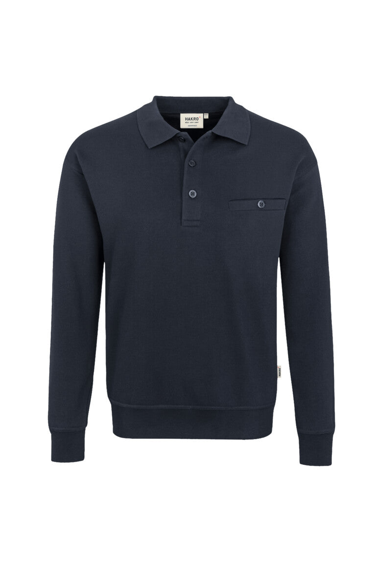 hakro-no-457-pocket-sweatshirt-premium-comfort-fit-polo-sweatshirt image 7