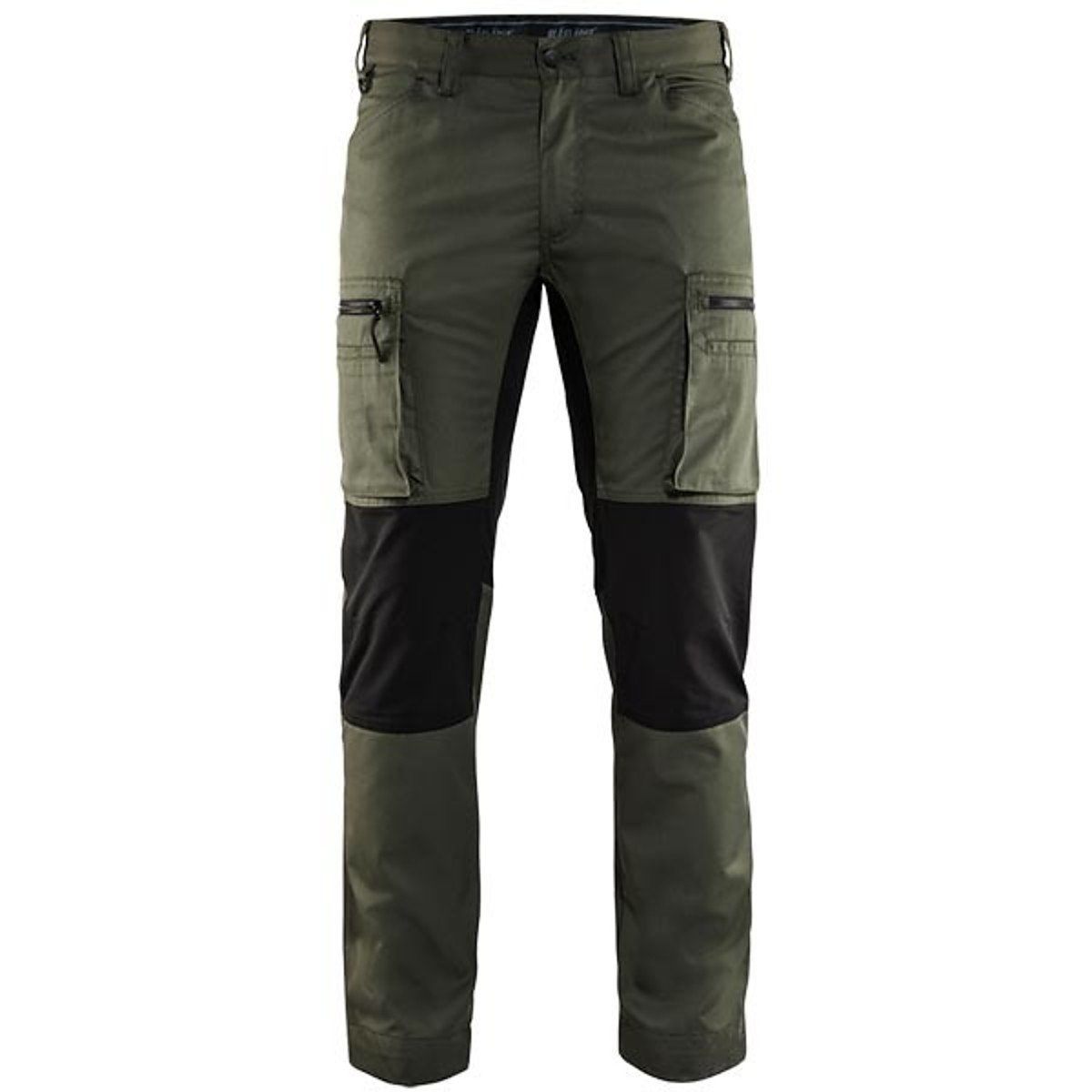 bl-kl-der-1459-service-stretch-arbeitshose-dunkel-olivgr-n-schwarz-c52 image 5