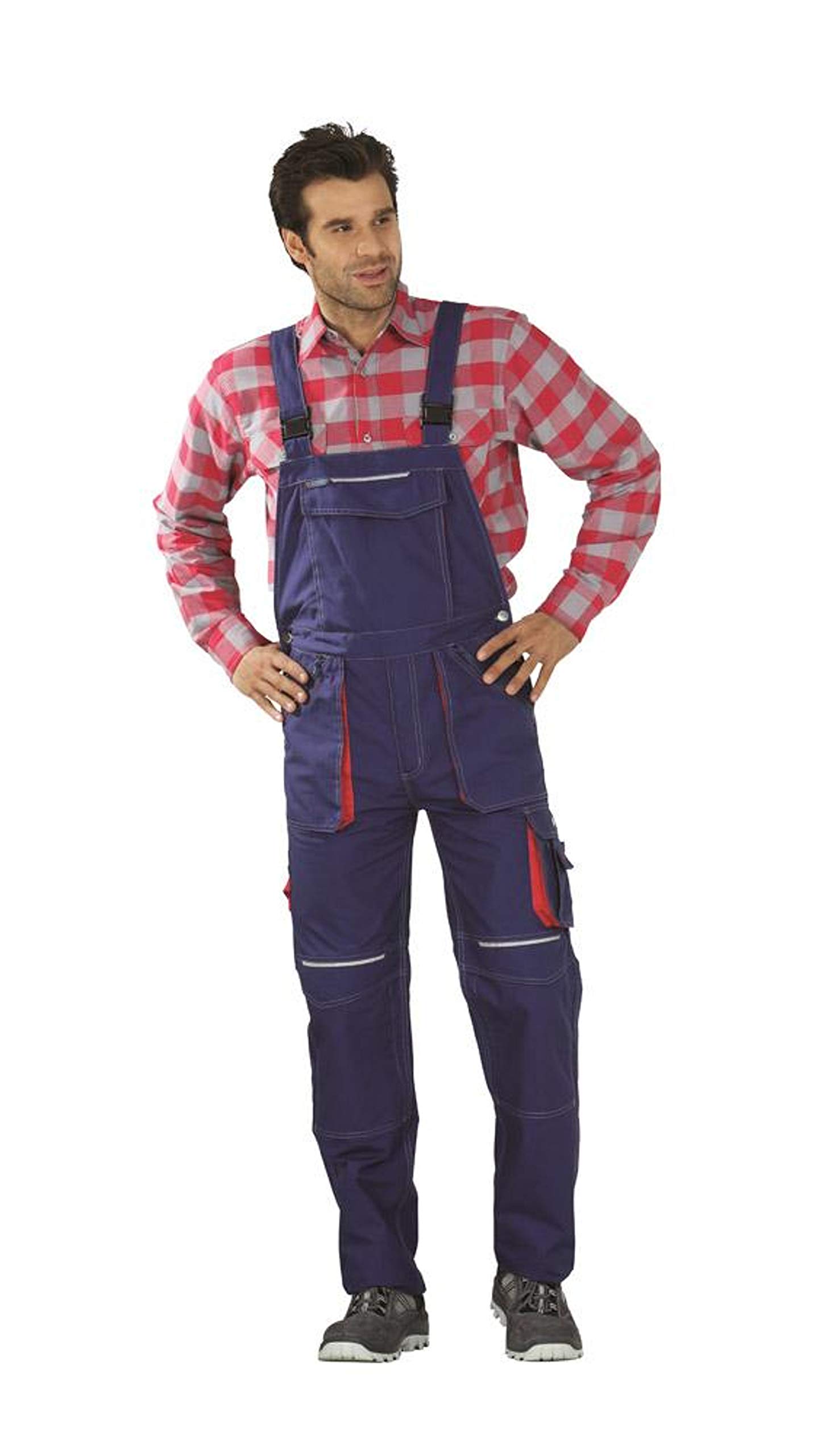 planam-basalt-latzhose-herren-anthrazit-rot-gr-e-42 image 5