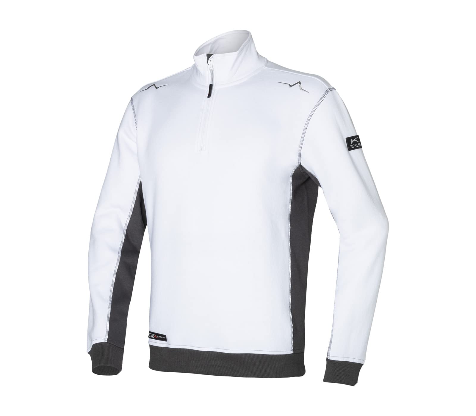 k-bler-pulse-sweat-troyer-mit-frontrei-verschluss-und-stehkragen image 2