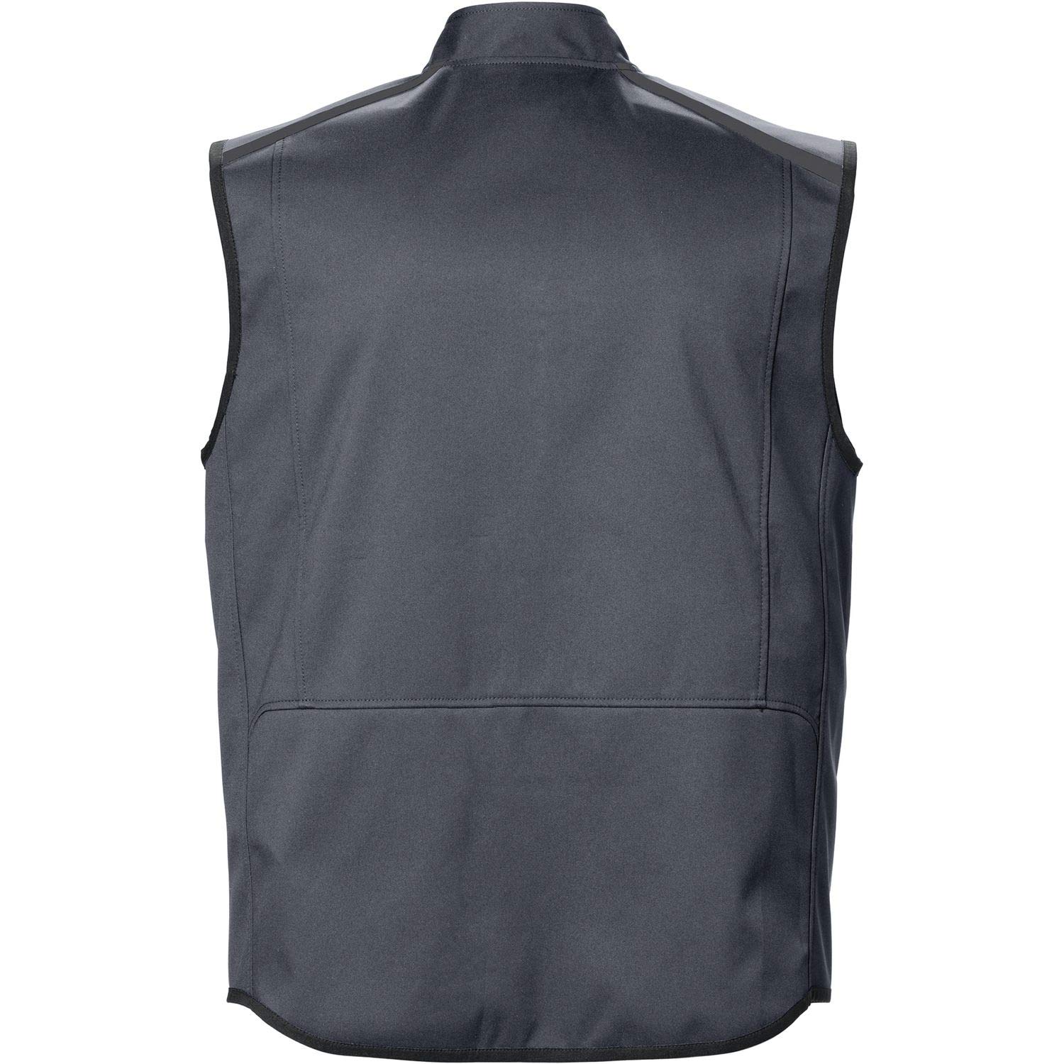 fristads-fusion-softshellweste-rmellos-dunkelgrau-gr-e-s-100-polyester image 2