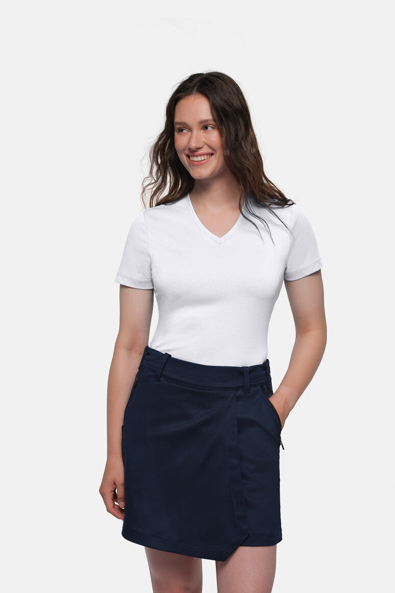 hakro-no-169-cotton-tec-damen-v-shirt image 2