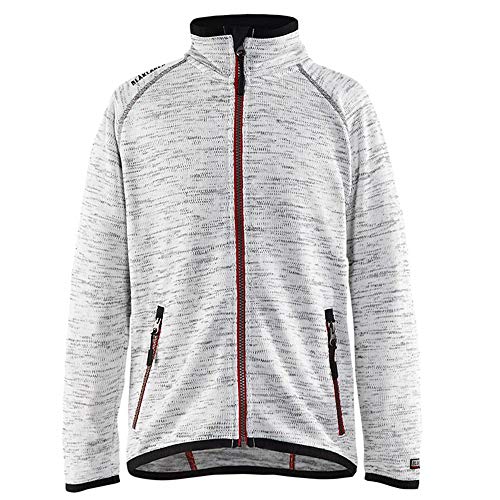bl-kl-der-kinder-strickjacke-grau-melange-rot-98-104 image 8