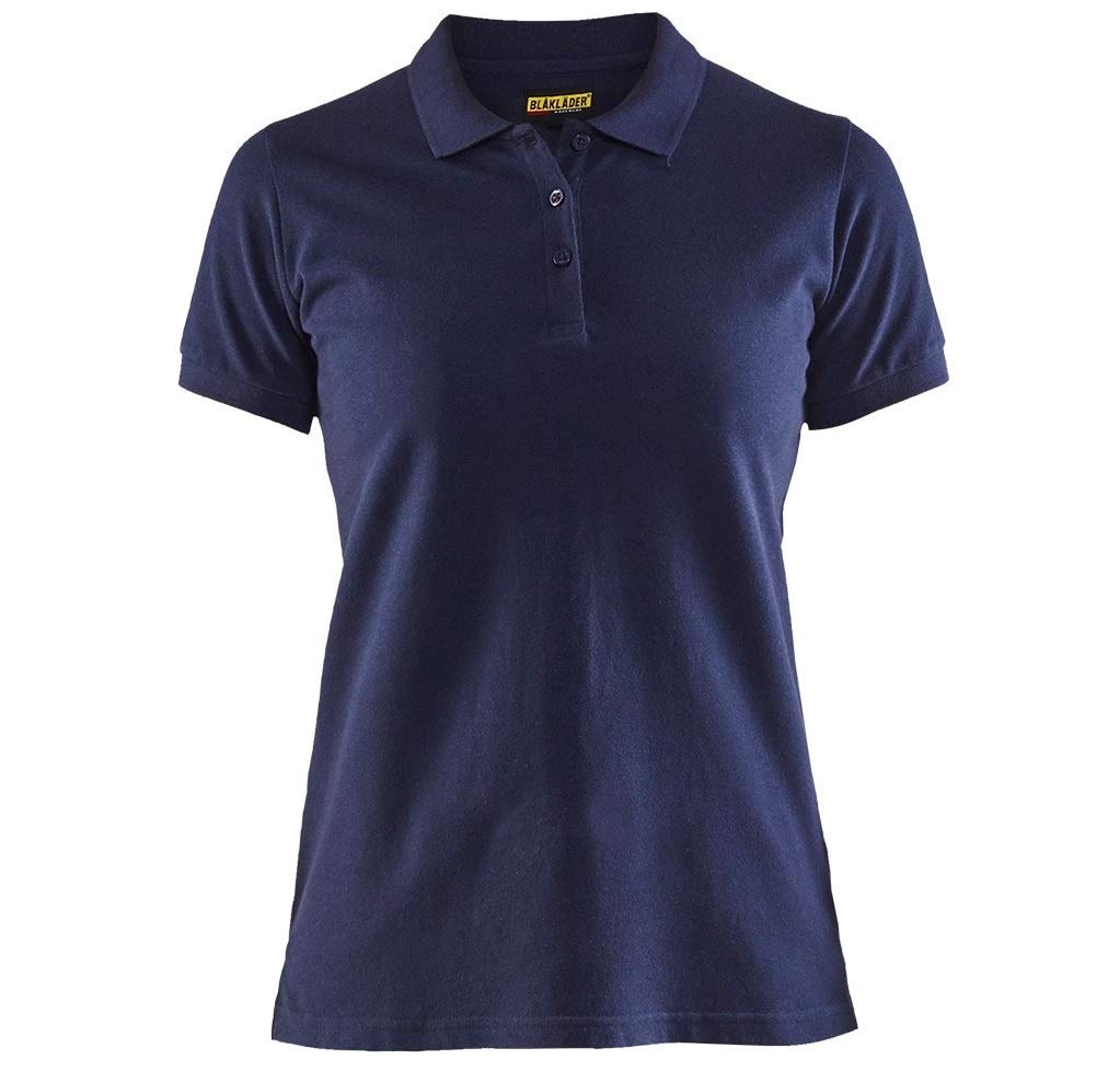bl-kl-der-damen-polo-shirt-wei-100-baumwolle image 3