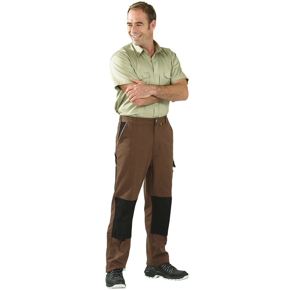 planam-canvas-320-bundhose-unisex-braun-schwarz-gr-e-102 image 2