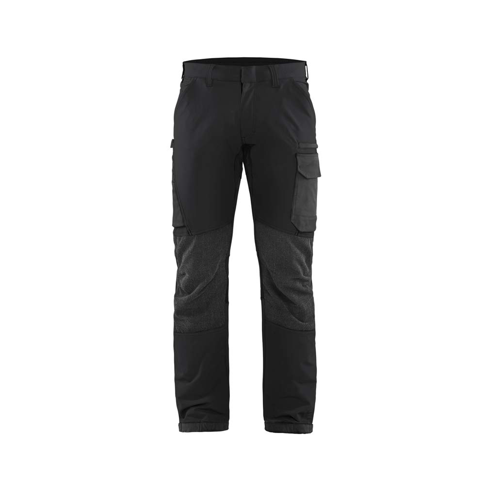 bl-kl-der-1422-4-wege-stretch-service-arbeitshose-c152-schwarz-dunkelgrau image 1