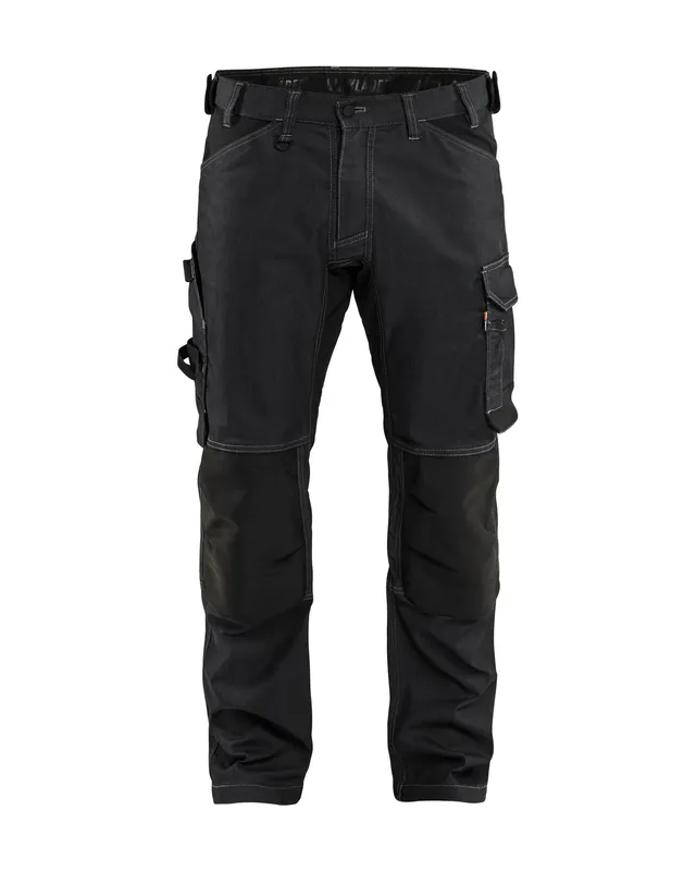 bl-kl-der-artisan-denim-stretch-1751-arbeitshose-schwarz-c48-lang image 1