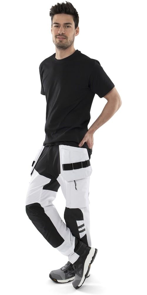 fristads-kansas-stretchhose-f-r-maler-d104-wei-schwarz image 5