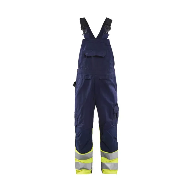 bl-kl-der-2662-high-vis-latzhose-marineblau-gelb-c50 image 1