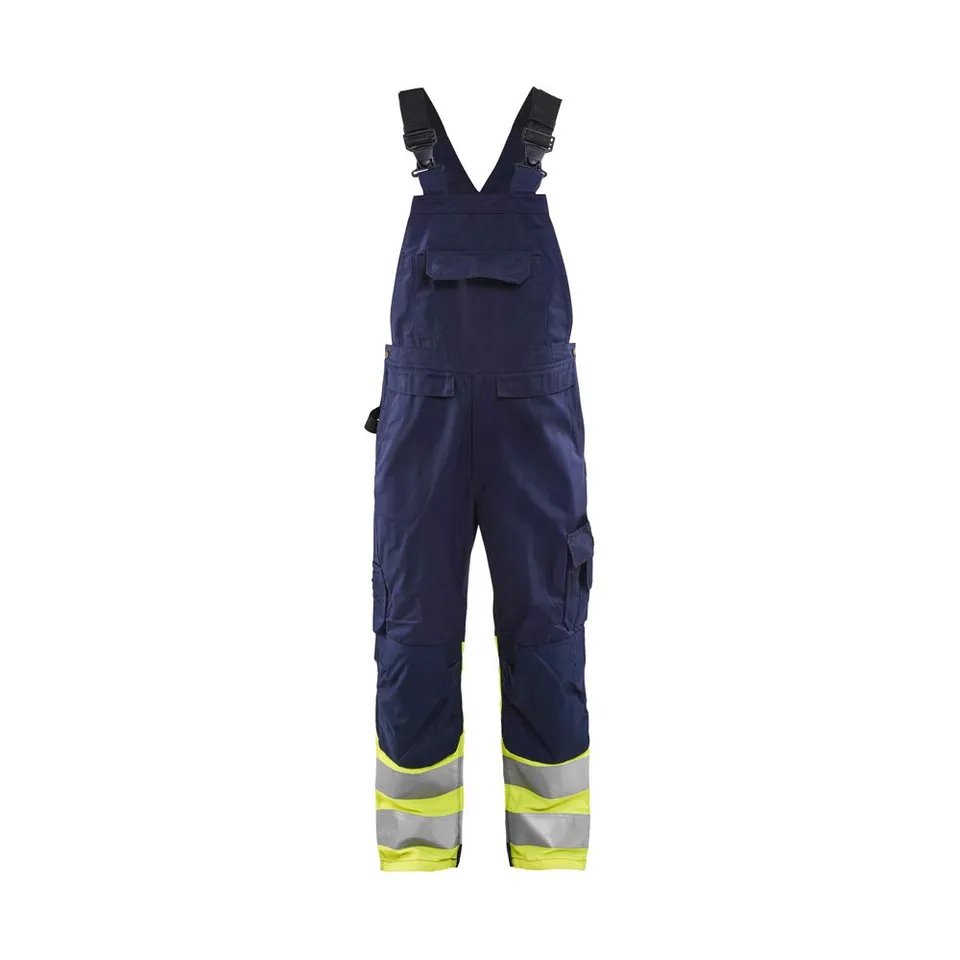 bl-kl-der-2662-high-vis-latzhose-marineblau-gelb-c50 image 1