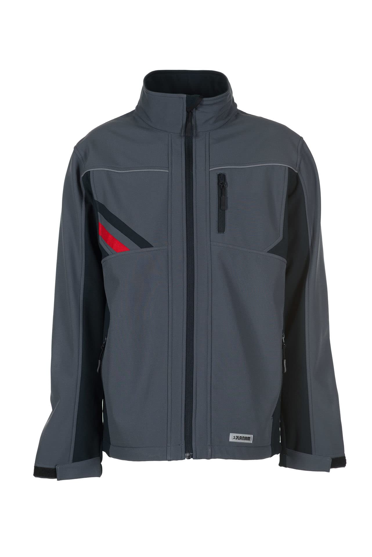 planam-highline-softshelljacke-schiefer-schwarz-rot image 7