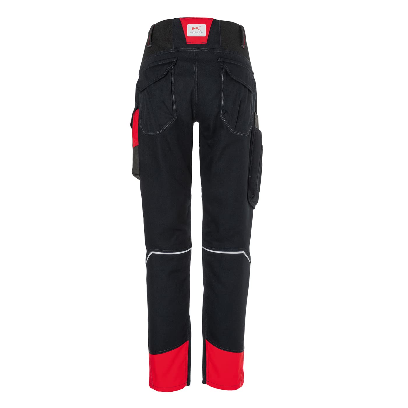 k-bler-bodyforce-damen-arbeitshose-mit-stretch-und-reflex-damenhose image 2