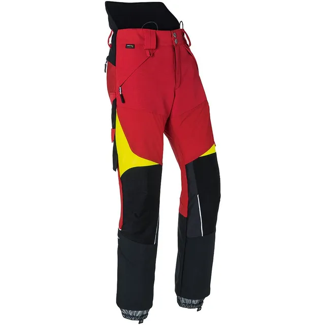 k-bler-forest-schnittschutzhose-pro-kwf-profi-klasse-2-rot-warngelb-3xl-82 image 1