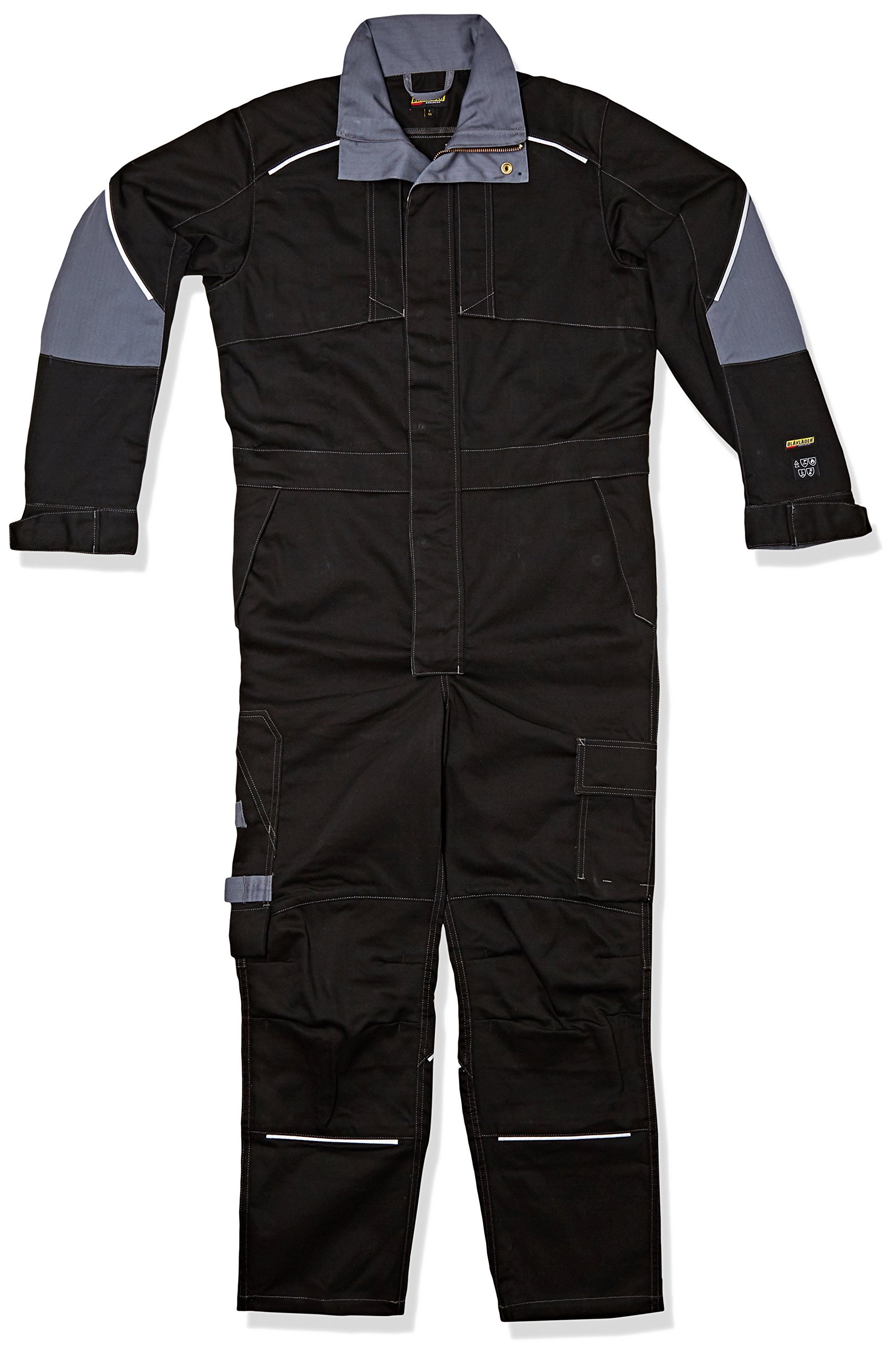 bl-kl-der-6061-flammschutz-overall-schwarz-grau-c64 image 3