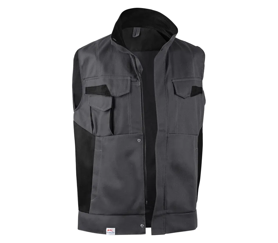 k-bler-image-dress-new-design-arbeitsweste-anthrazit-schwarz-xxl image 1
