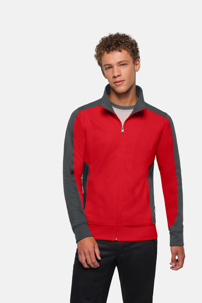hakro-no-477-sweatjacke-contrast-mikralinar-work-performance-jacke image 7