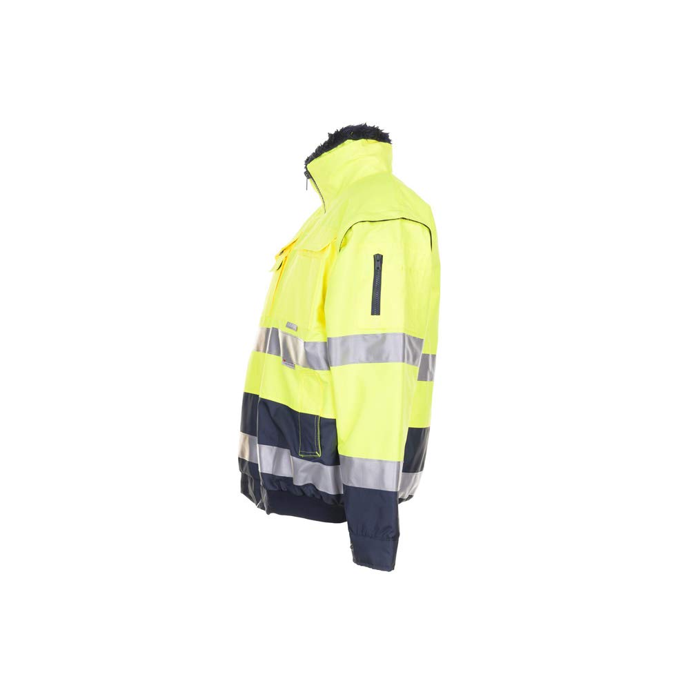 planam-warnschutz-komfortjacke-gelb-marine-gr-e-xxl image 3
