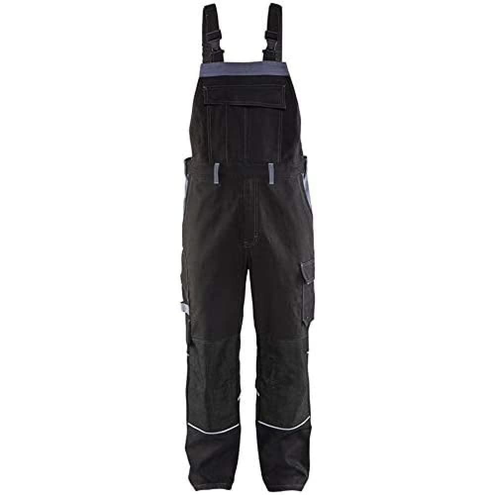 bl-kl-der-anti-flammen-latzhose-schwarz-grau-c156 image 2