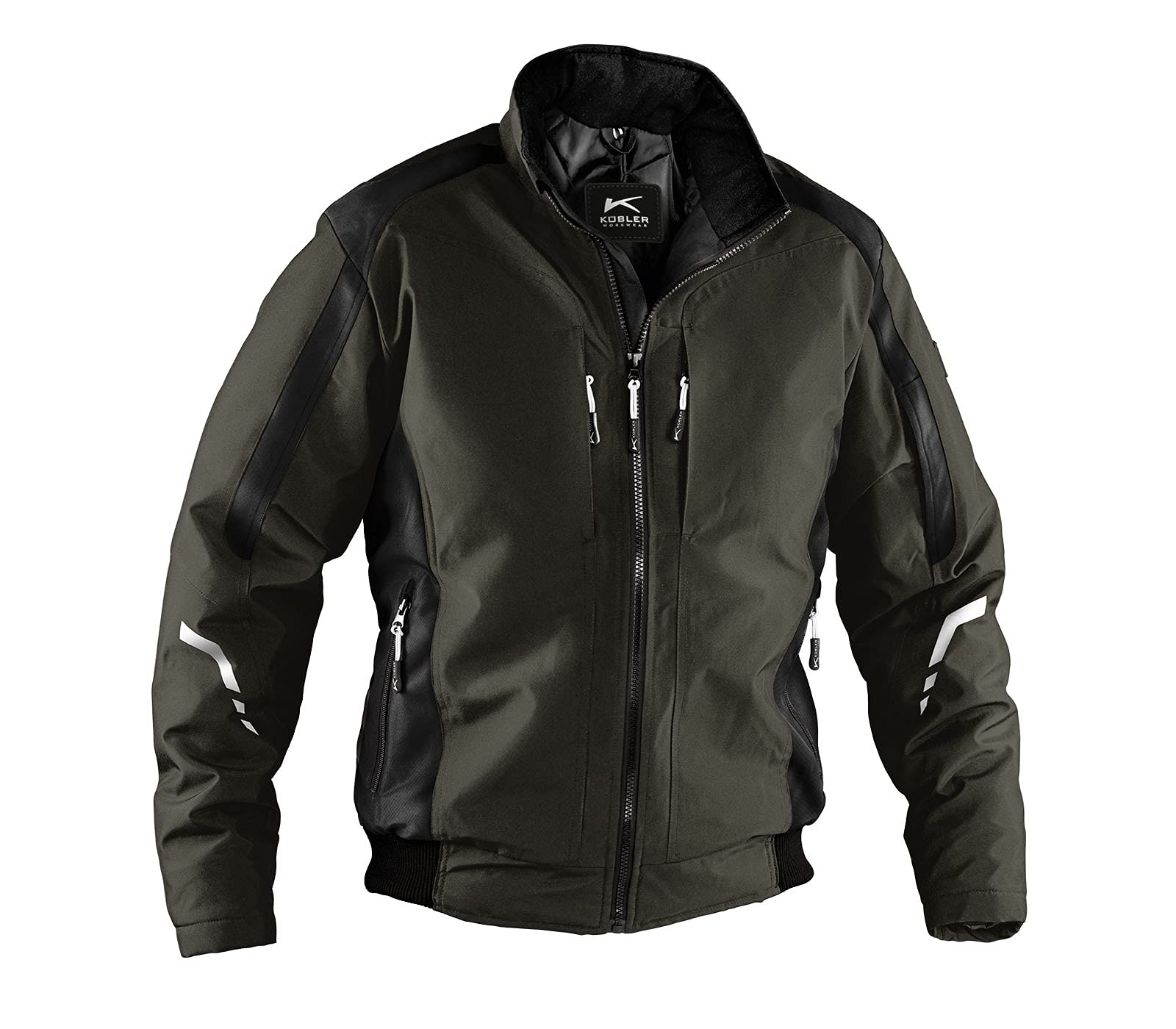 k-bler-weather-wetterblouson-oliv-schwarz-gr-xs-wattierte-arbeitsjacke-100-polye image 1