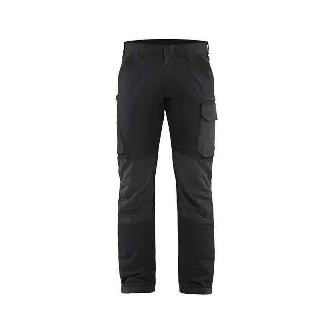bl-kl-der-1422-4-wege-stretch-service-arbeitshose-c152-schwarz-dunkelgrau image 1