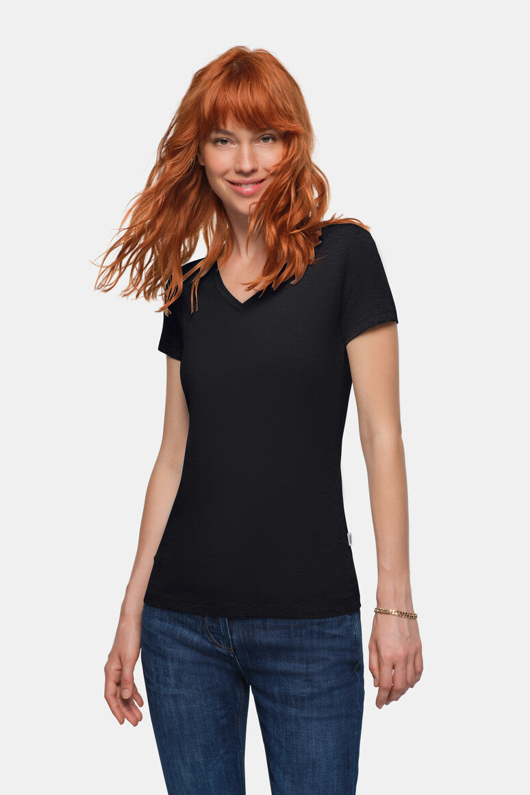 hakro-no-172-damen-v-shirt-stretch-damen-t-shirt-body-fit image 7