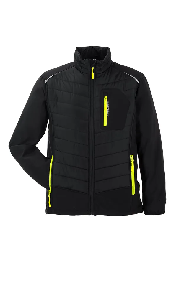 planam-stretchline-winterjacke-herren-6680-schwarz image 1