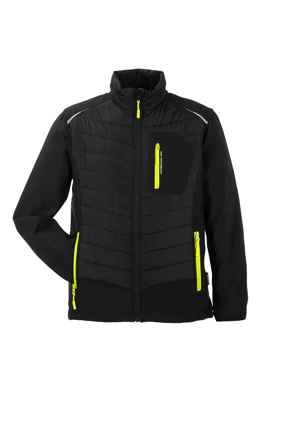 planam-stretchline-winterjacke-herren-6680-schwarz image 1