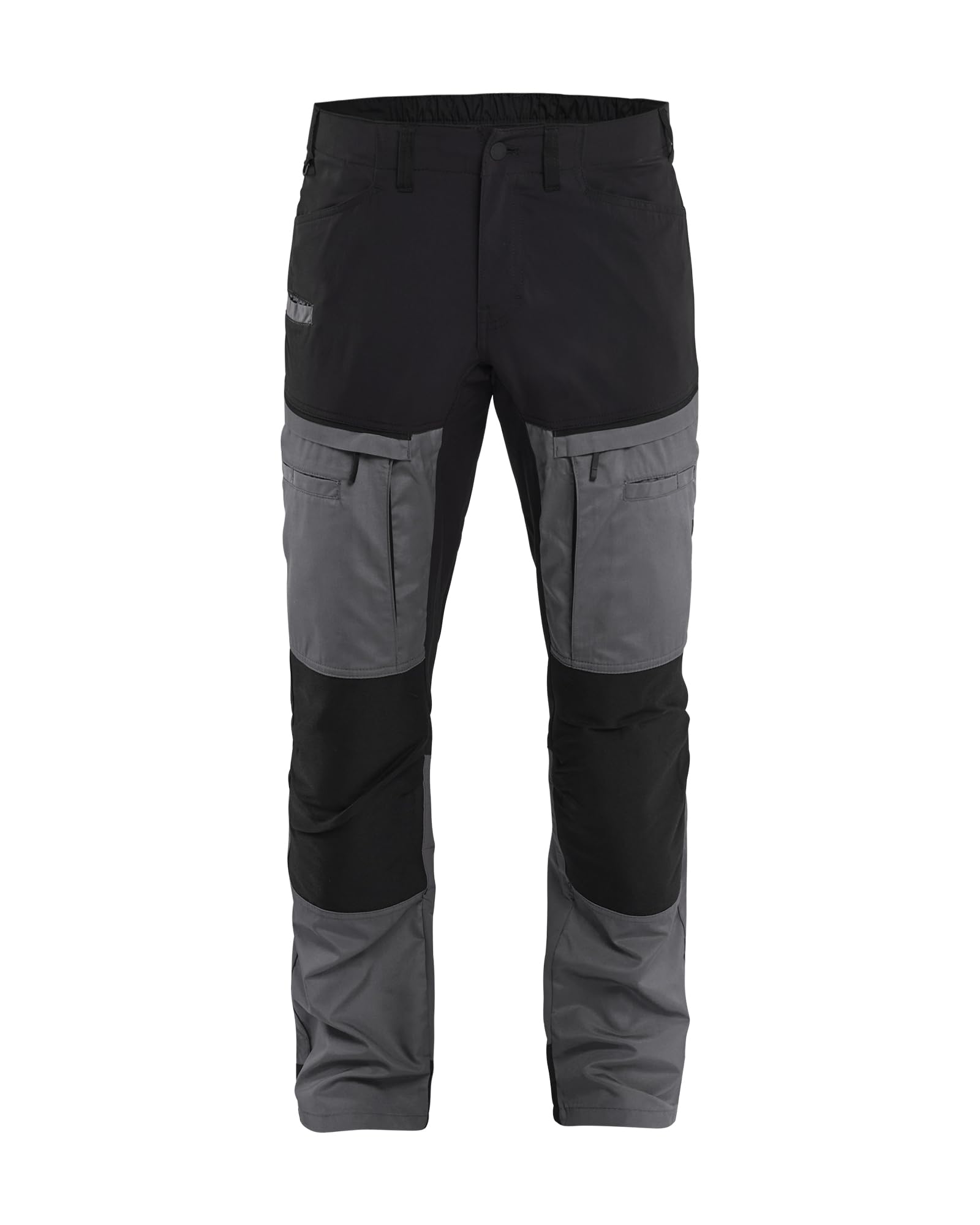 bl-kl-der-1456-maintenance-stretch-arbeitshose-mittelgrau-schwarz-3xl-standard image 1