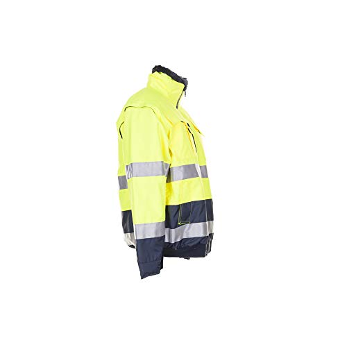 planam-warnschutz-komfortjacke-gelb-marine-gr-e-xxl image 7