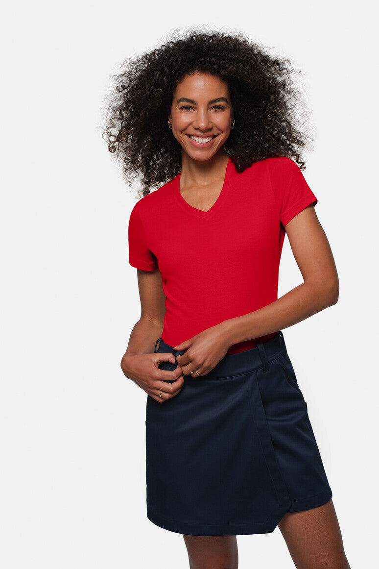 hakro-no-181-damen-v-shirt-mikralinar-arbeits-t-shirt image 7