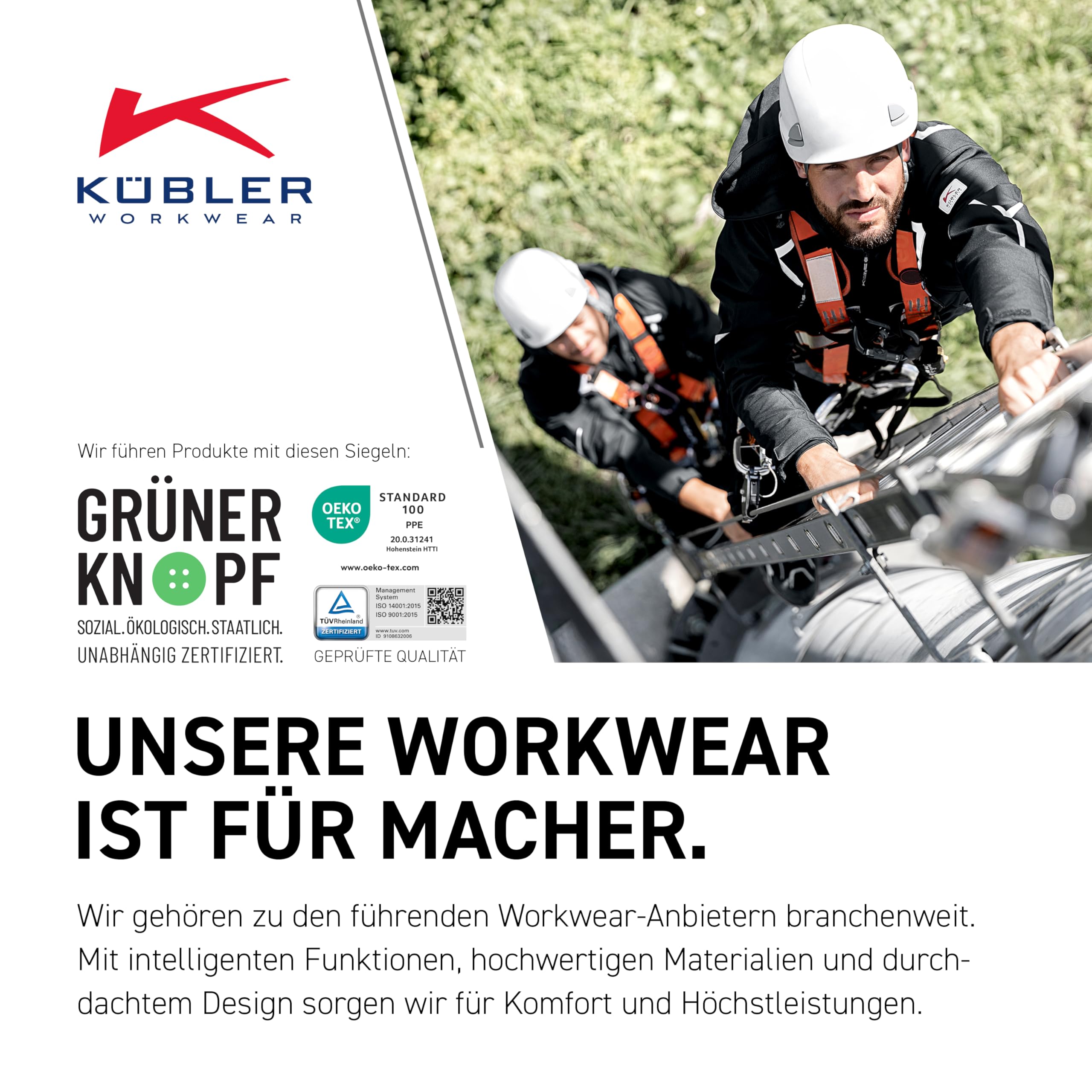 k-bler-classiq-organiq-arbeitsjacke-anthrazit image 2